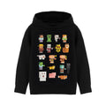 Black - Front - Minecraft Childrens-Kids Sprites Hoodie