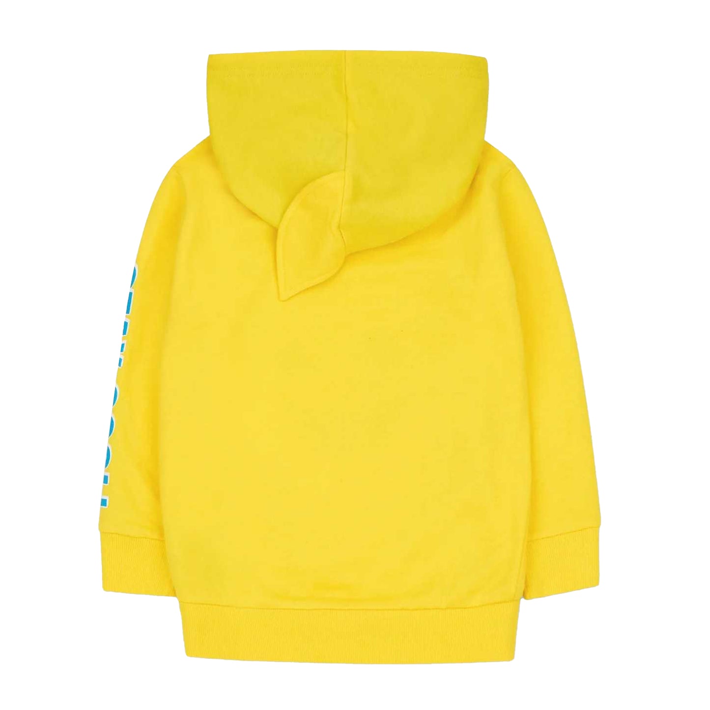 Yellow - Back - Baby Shark Childrens-Kids Stay Cool Fin 3D Hoodie