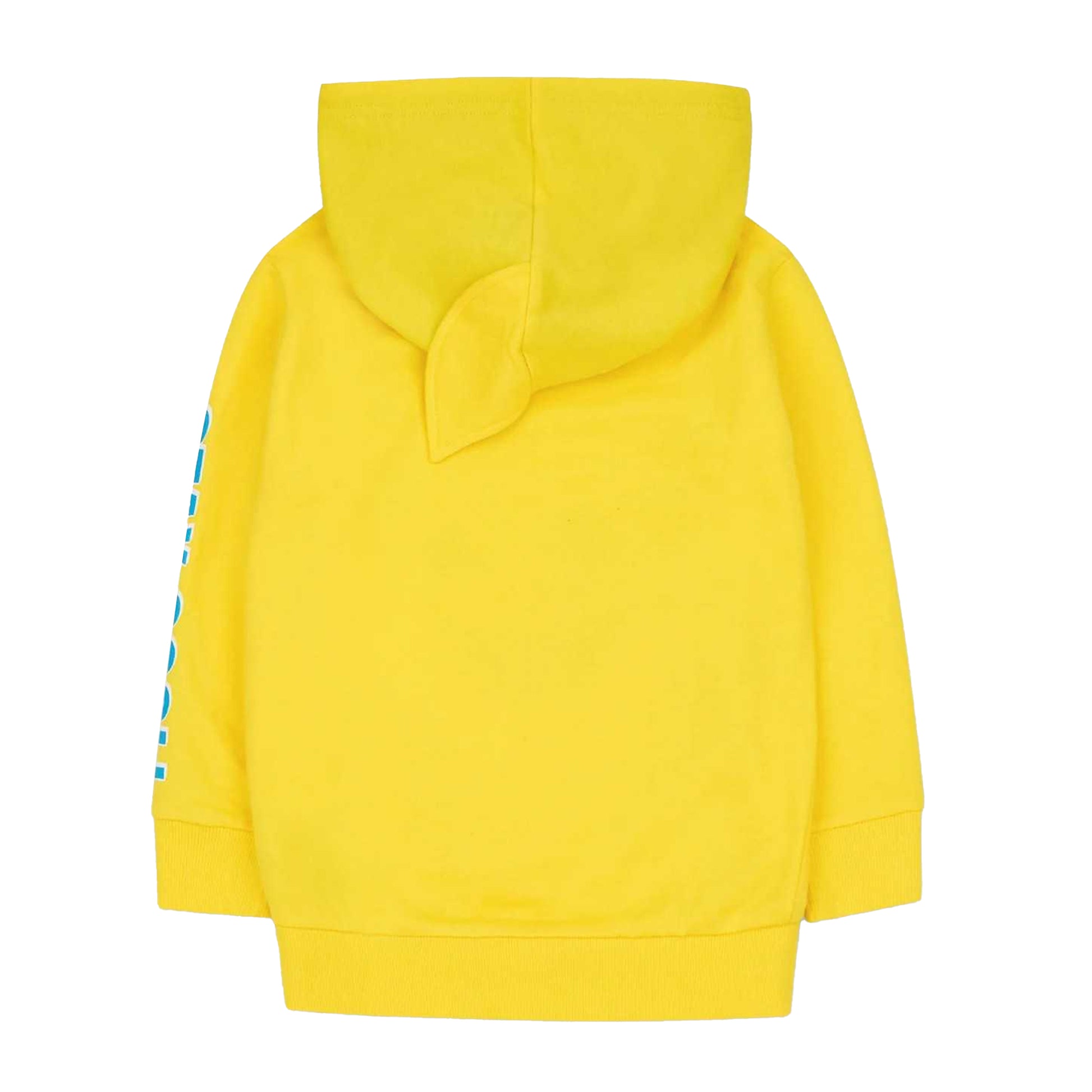 Yellow - Back - Baby Shark Childrens-Kids Stay Cool Fin 3D Hoodie