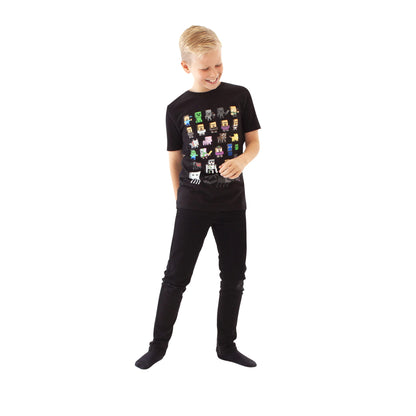 Black - Lifestyle - Minecraft Childrens-Kids Confused T-Shirt