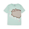 Green - Back - Pusheen Girls Meow Scatter Short-Sleeved Pyjama Set