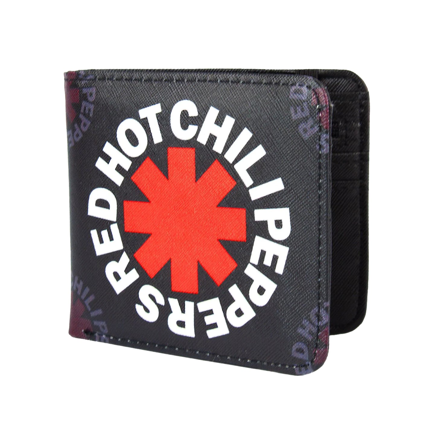 Black-Red-White - Back - Rock Sax Red Hot Chili Peppers Logo Wallet