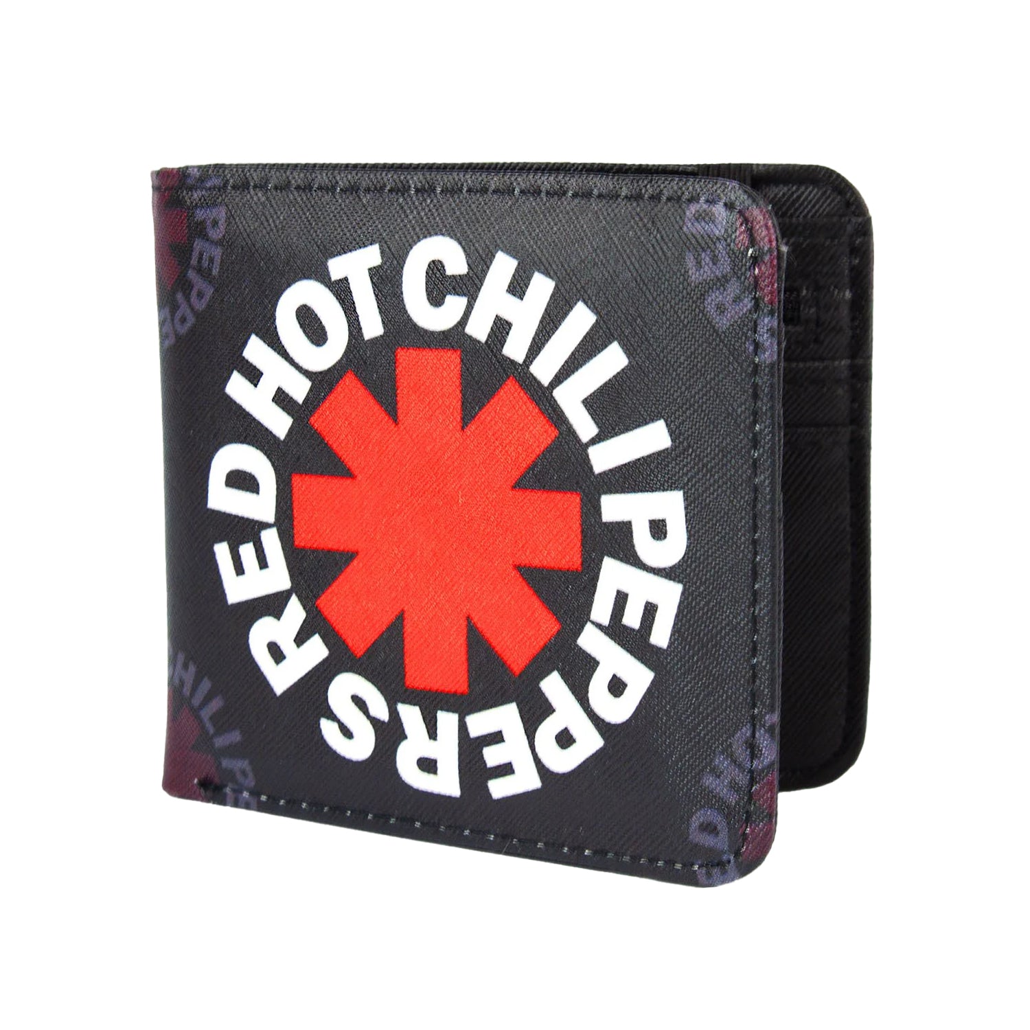 Black-Red-White - Back - Rock Sax Red Hot Chili Peppers Logo Wallet