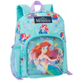 Blue - Side - Little Mermaid Childrens-Kids Ariel Backpack