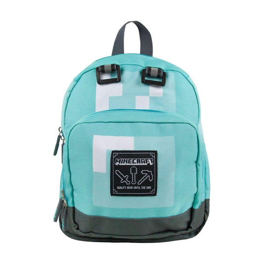 Blue - Front - Minecraft Mini Diamond Backpack