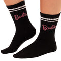 Pink-Grey-Black - Pack Shot - Barbie Womens-Ladies Socks (Pack of 3)