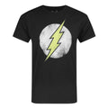 Black - Front - Jack Of All Trades Mens Distressed Dot Logo Flash T-Shirt