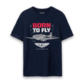 Blue - Front - Top Gun: Maverick Mens Born To Fly T-Shirt
