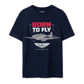 Blue - Front - Top Gun: Maverick Mens Born To Fly T-Shirt