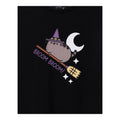 Black - Side - Pusheen Womens-Ladies Broom Broom Halloween T-Shirt