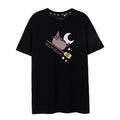 Black - Front - Pusheen Womens-Ladies Broom Broom Halloween T-Shirt