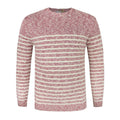 Red - Front - Common Sons Unisex Adult Striped Knitted Jumper