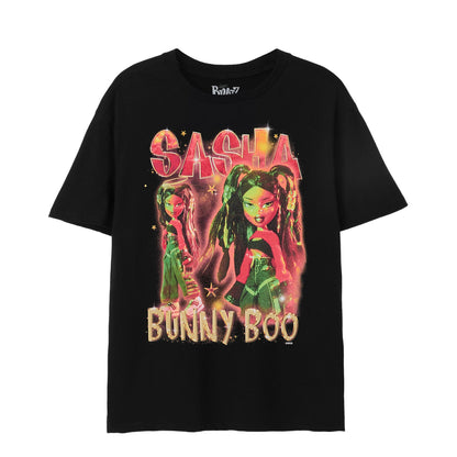 Black - Front - Bratz Womens-Ladies Sasha Short-Sleeved T-Shirt