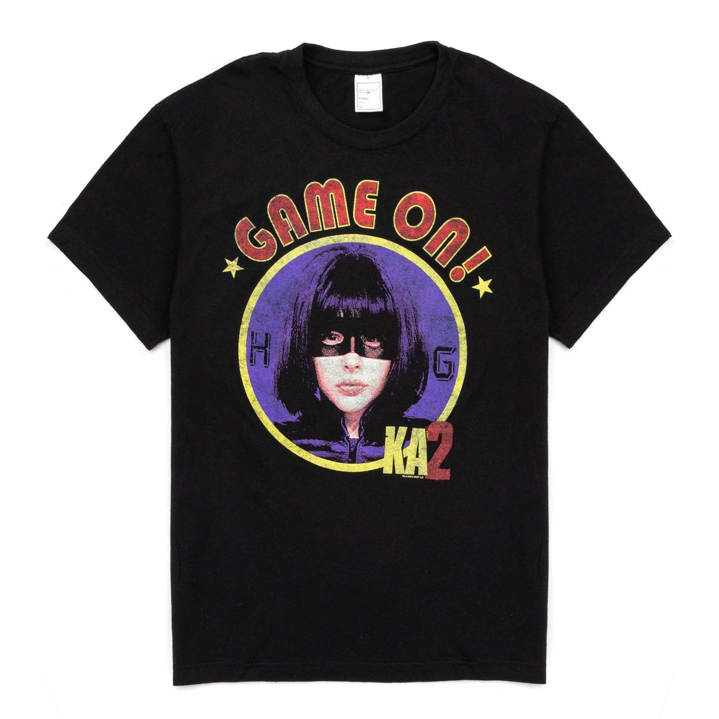 Black - Front - Kick-Ass 2 Mens Hit-Girl Graffiti T-Shirt