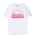 White - Front - Barbie Womens-Ladies California Dream Logo T-Shirt