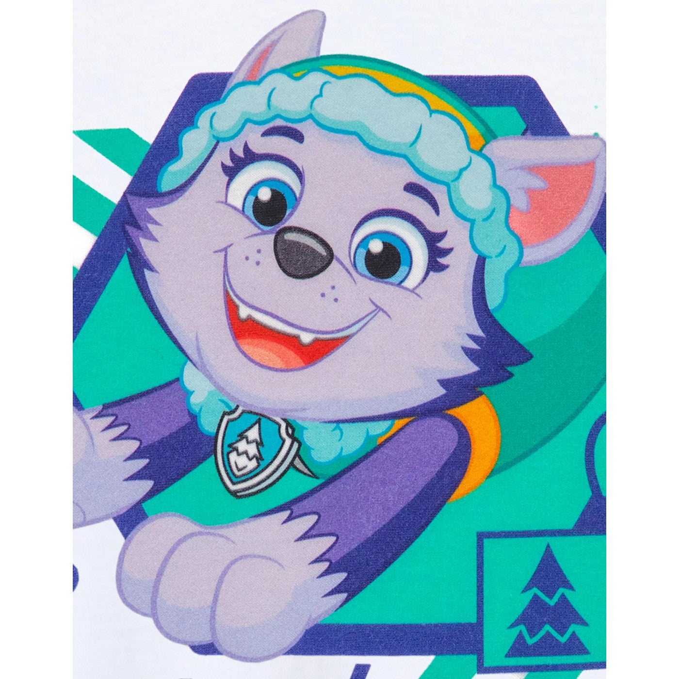 White - Side - Paw Patrol Girls Everest T-Shirt