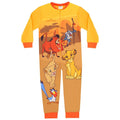 Yellow - Front - The Lion King Boys Sleepsuit
