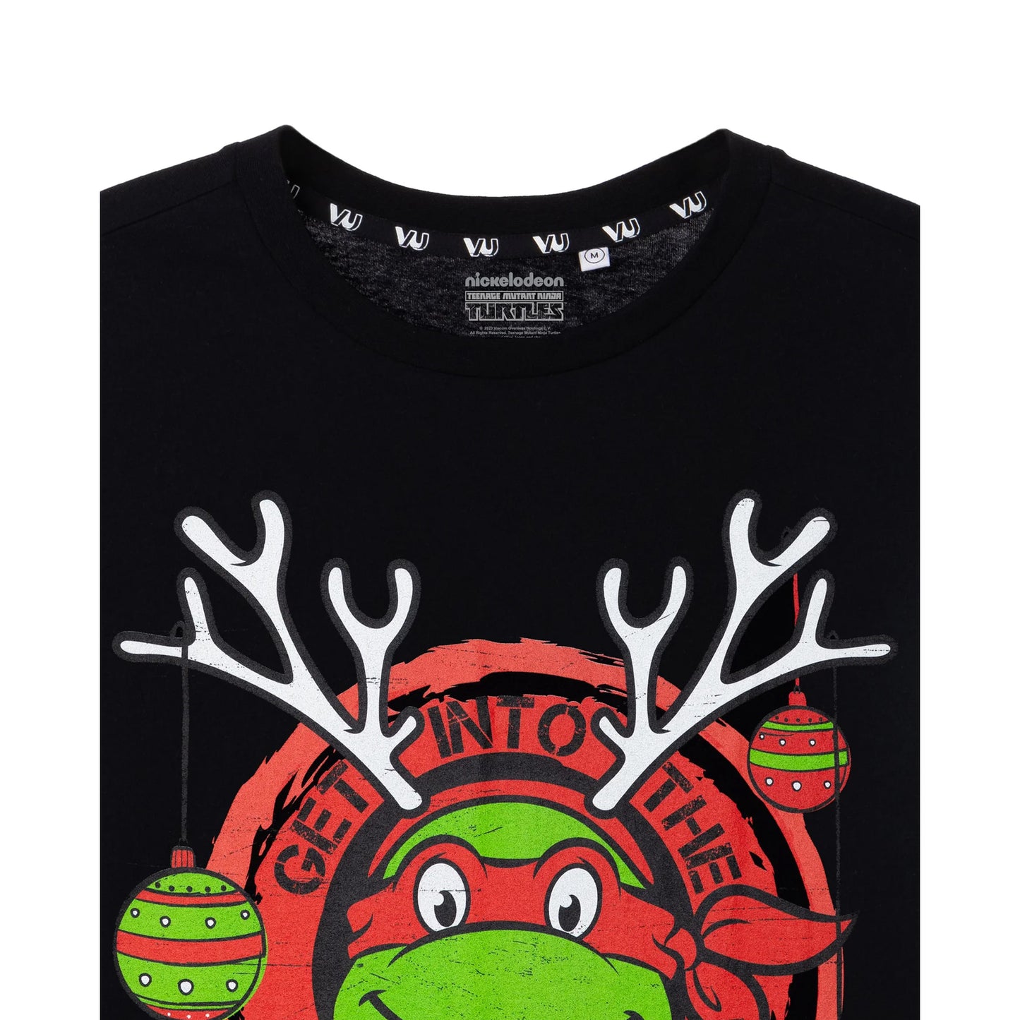 Black - Back - Teenage Mutant Ninja Turtles Mens Get Into The Ninja Spirit Short-Sleeved T-Shirt
