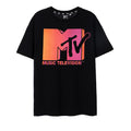 Black - Front - MTV Mens Ombre T-Shirt