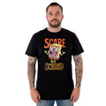 Black - Front - SpongeBob SquarePants Mens Scare Or Be Scared T-Shirt