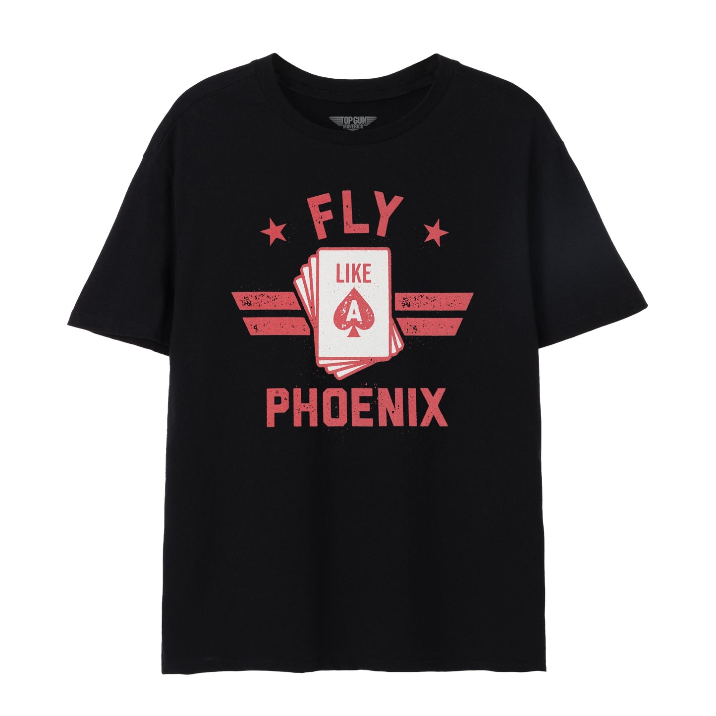 Black - Front - Top Gun: Maverick Mens Fly Like A Phoenix T-Shirt