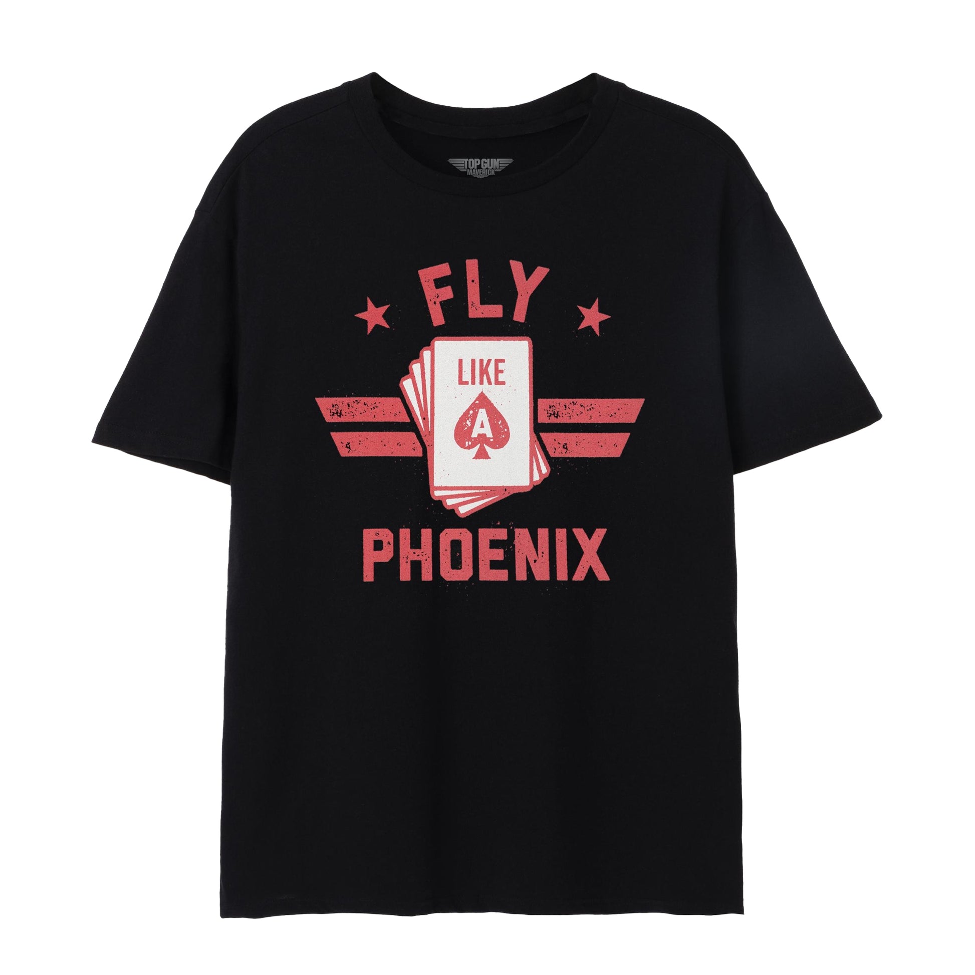 Black - Front - Top Gun: Maverick Mens Fly Like A Phoenix T-Shirt