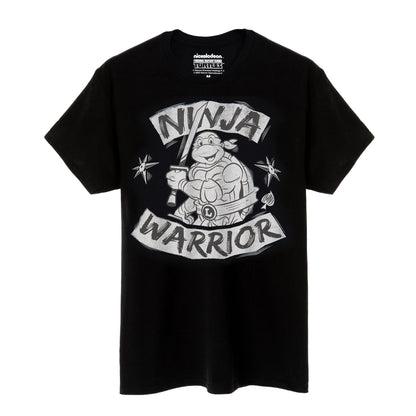 Black - Front - TMNT Mens Ninja Warrior T-Shirt