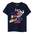 Navy - Front - Paw Patrol Childrens-Kids Ho Ho Ho T-Shirt