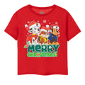 Red - Front - Paw Patrol Boys Merry Christmas T-Shirt