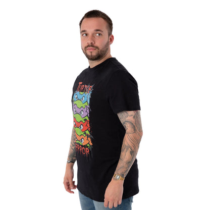 Black - Back - Teenage Mutant Ninja Turtles Mens Terror T-Shirt