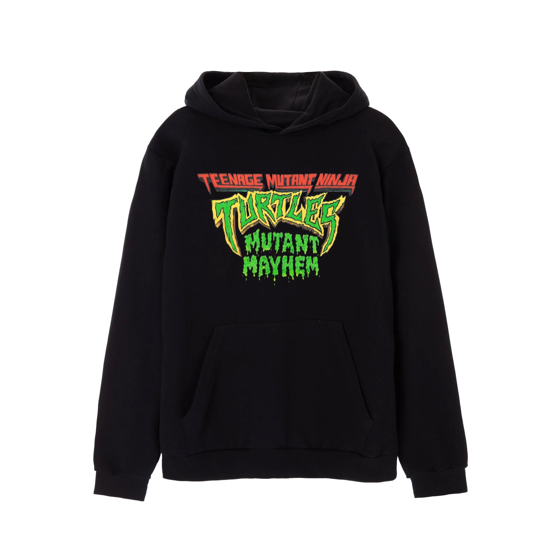Black - Front - Teenage Mutant Ninja Turtles Mens Mayhem Logo Hoodie