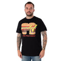 Black - Front - MTV Mens Burger T-Shirt