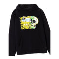 Black - Back - SpongeBob SquarePants Mens Skull Hoodie