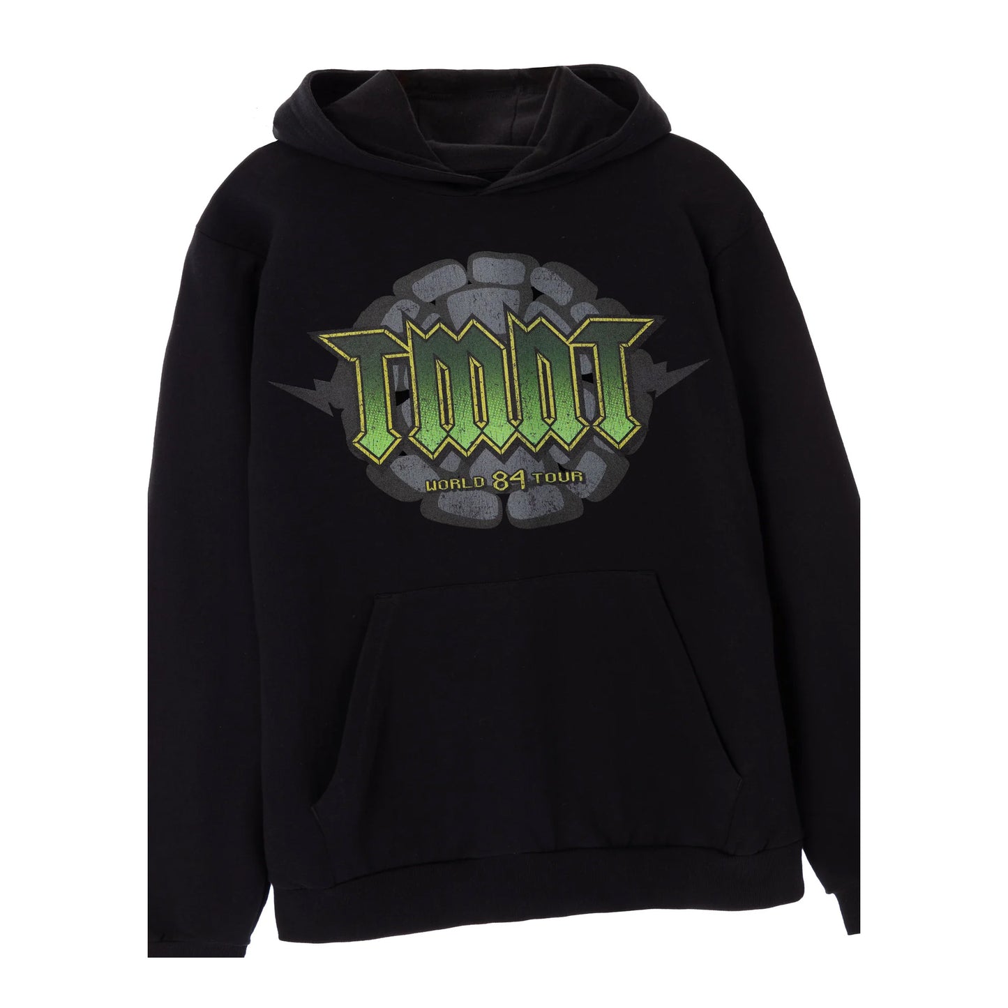 Black - Side - Teenage Mutant Ninja Turtles Mens World 84 Tour Hoodie