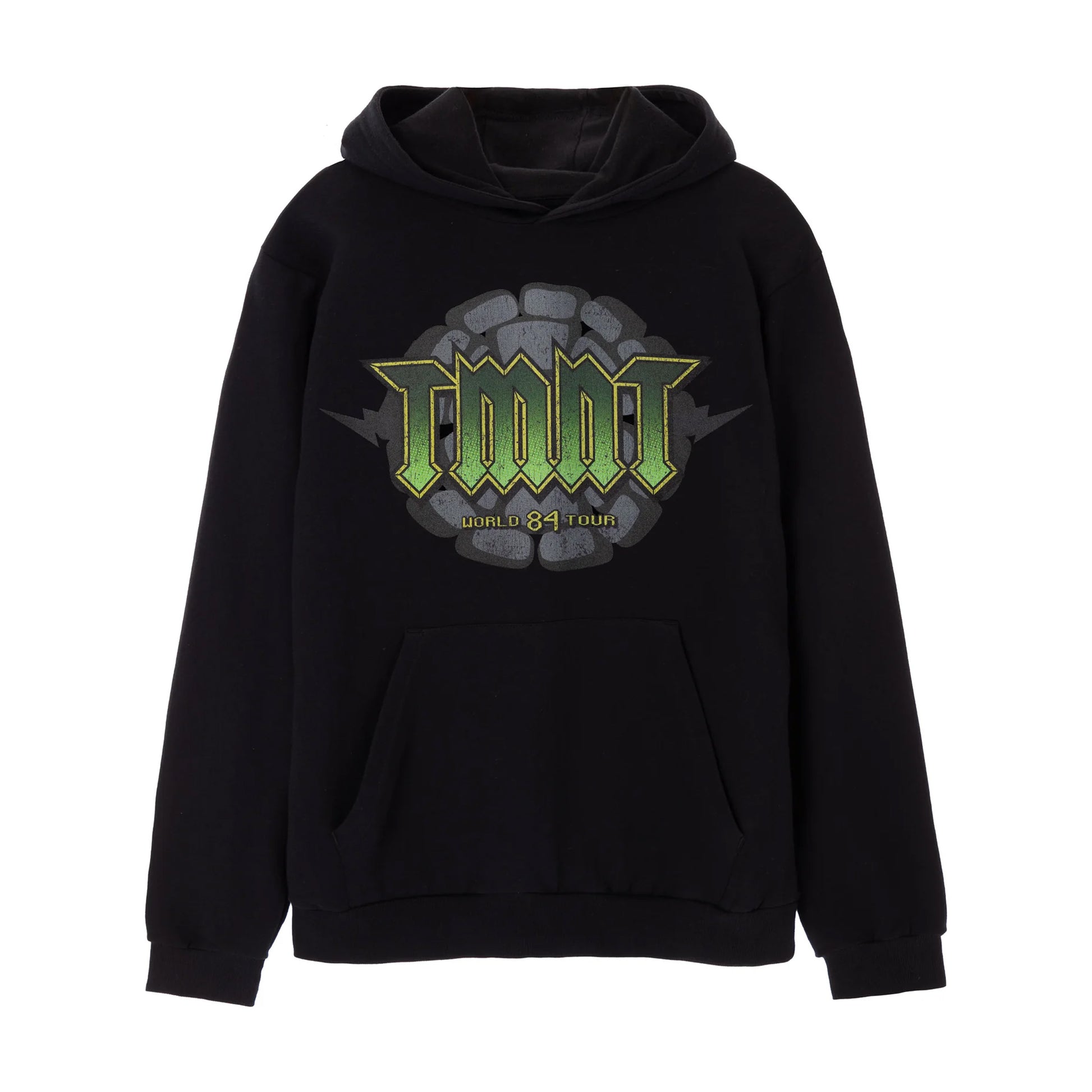 Black - Front - Teenage Mutant Ninja Turtles Mens World 84 Tour Hoodie