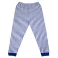 Grey - Front - Childrens-Kids Contrast Striped Lounge Pants