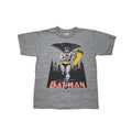 Grey - Front - Junk Food Childrens-Kids Bat Signal Batman T-Shirt