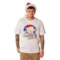 White - Side - South Park Mens Eric Cartman Santa Outfit T-Shirt