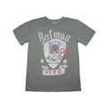 Charcoal - Front - Junk Food Childrens-Kids Hero Batman T-Shirt