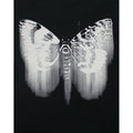 Black - Back - Blood Is The New Black Womens-Ladies Butterfly Haze T-Shirt