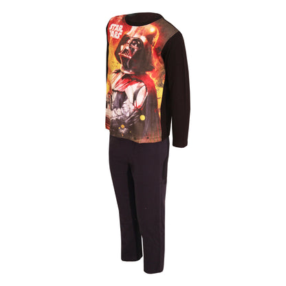 Black-Navy - Side - Star Wars Boys Darth Vader Pyjama Set