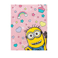 Pink-Blue - Side - Despicable Me Childrens-Kids Tom Short Pyjama Set