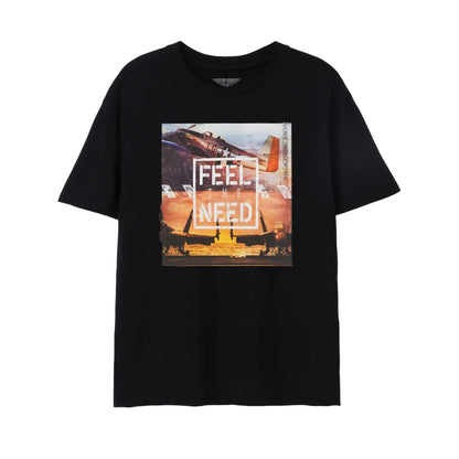 Black - Front - Top Gun: Maverick Mens Feel The Need T-Shirt