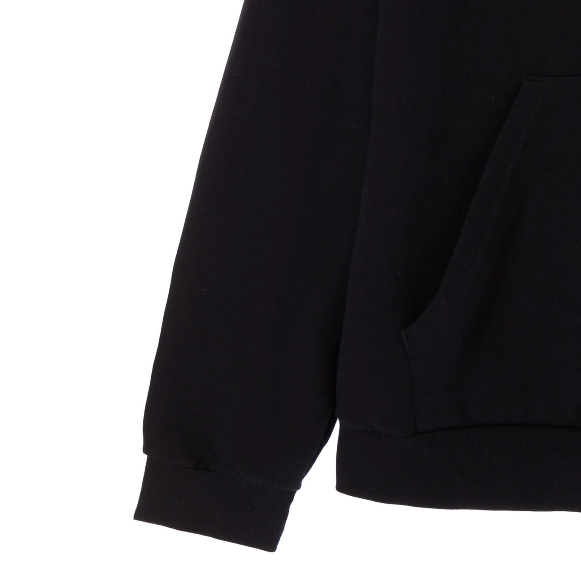Black - Side - Pusheen Womens-Ladies Angel Wings Hoodie