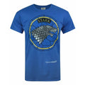 Blue - Front - Game Of Thrones Mens Stark T-Shirt