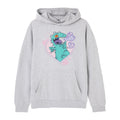 Grey - Front - Rugrats Womens-Ladies Love Reptar Marl Hoodie