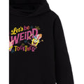 Black - Back - SpongeBob SquarePants Girls Let´s Be Weird Together Hoodie