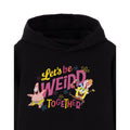 Black - Side - SpongeBob SquarePants Girls Let´s Be Weird Together Hoodie