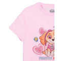 Pink - Back - Paw Patrol Girls Pawsitive Vibes Only T-Shirt