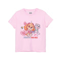 Pink - Front - Paw Patrol Girls Pawsitive Vibes Only T-Shirt